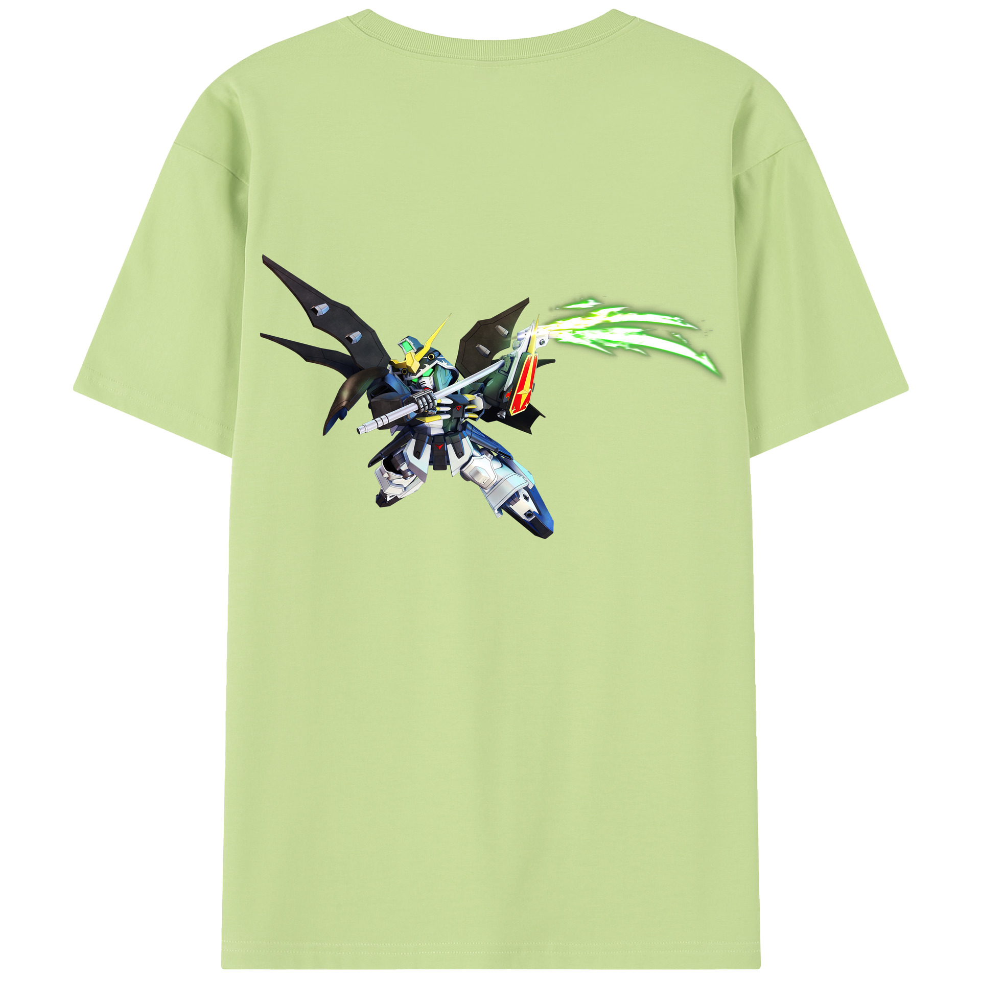 （画像用） 機動戦士ガンダム Mobile Suit Gundam 綿100％半袖Tシャツ（背面プリント）